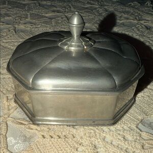 Pewter Pierre Deux Jewelry Organizer Box